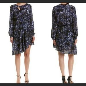NWT Parker Blue Bonnet Asymmetrical Work/Office Dress